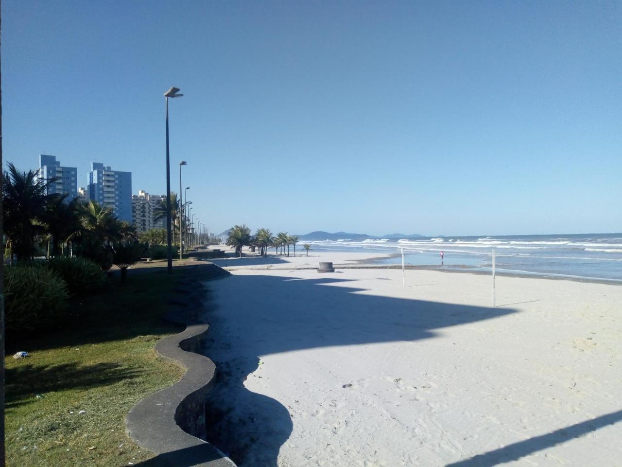 Apto. Com Churrasqueira Na Sacada Leilighet Praia Grande  Eksteriør bilde